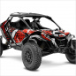 Preview: X-Design Red M Version for Can-Am Maverick R 2 Doors